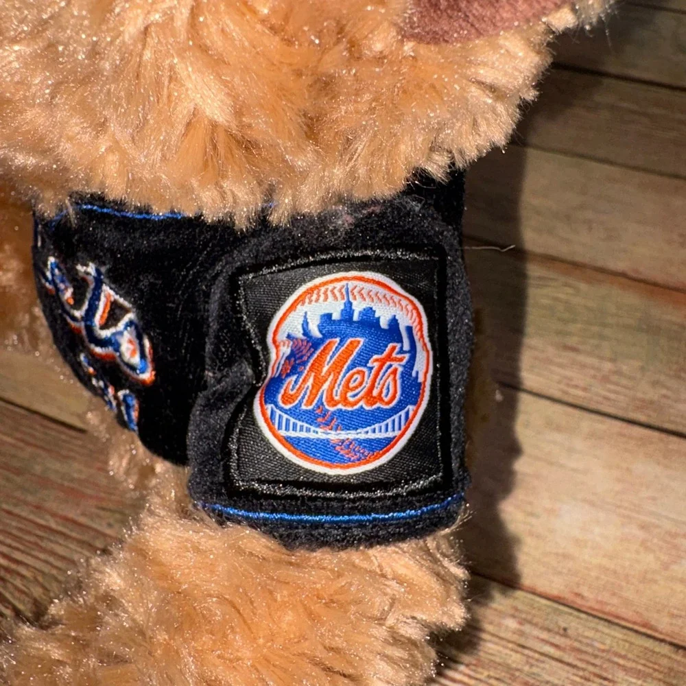 Mike Piazza HOF 2016 Plush Bear NY Mets 8in Brown Forever Collectibles